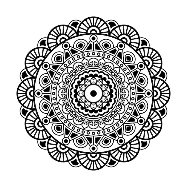 Mandala. malvorlagen