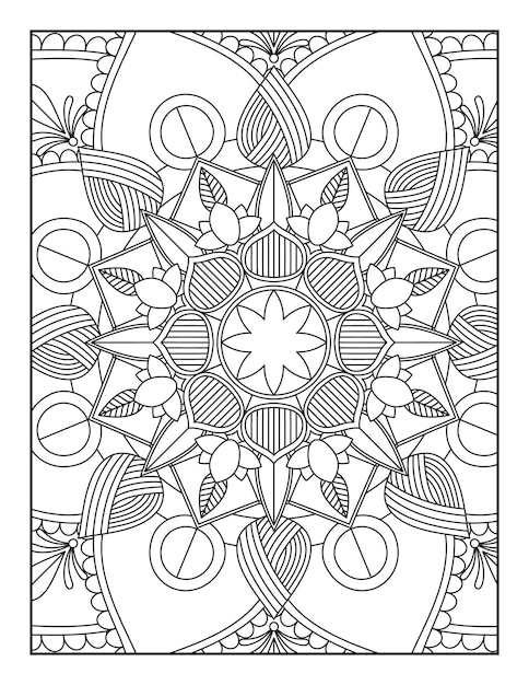 Mandala. malvorlagen