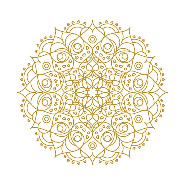 Mandala-ornament-vektor-illustration