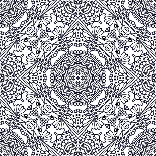 Mandala. rundes verzierungs-muster. vintage dekorative elemente