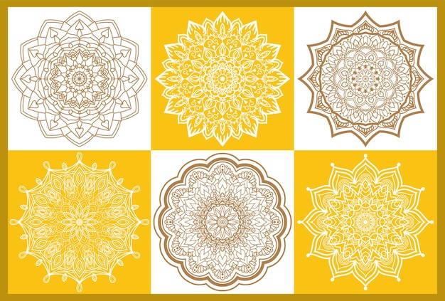 Mandala-vektor dekoratives luxusdesign