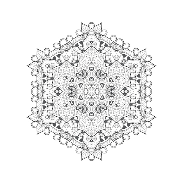 Mandala-Vektor für schönes Design