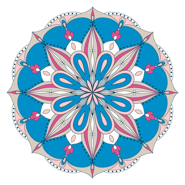 Mandala-vektor-illustration