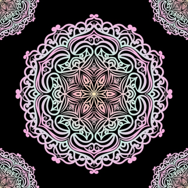 Mandala-vektordesign. spitzenmuster-design. kreatives mandala-design.