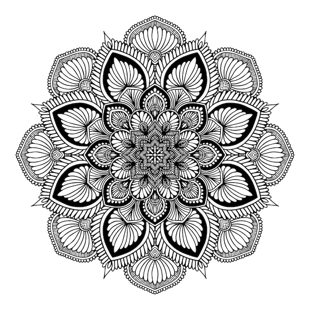 Mandalas malbuch