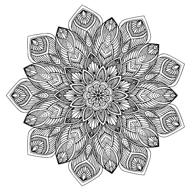 Mandalas malbuch