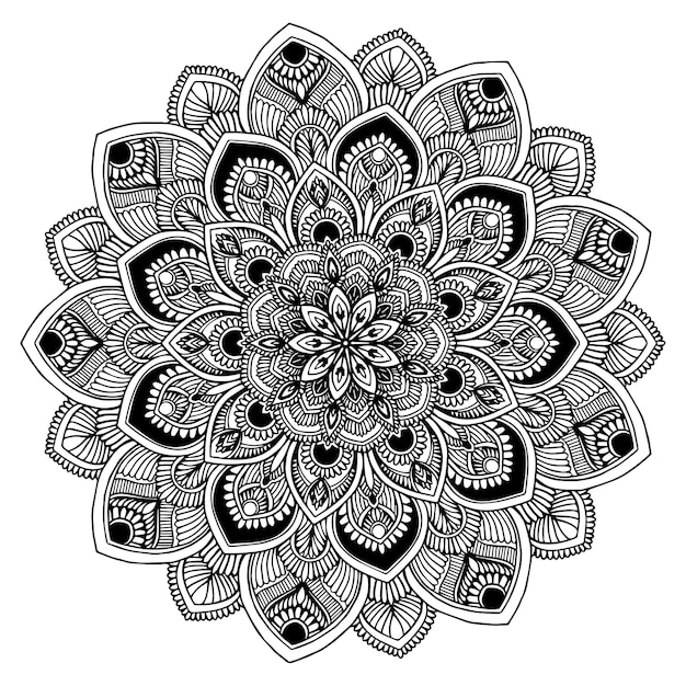 Mandalas malbuch