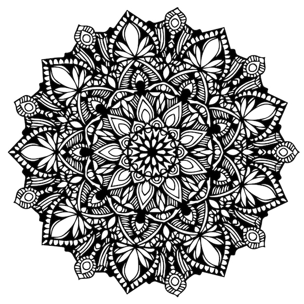 Mandalas malbuch