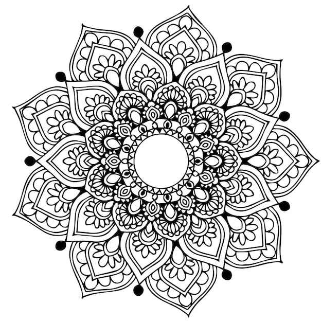 Mandalas malbuch