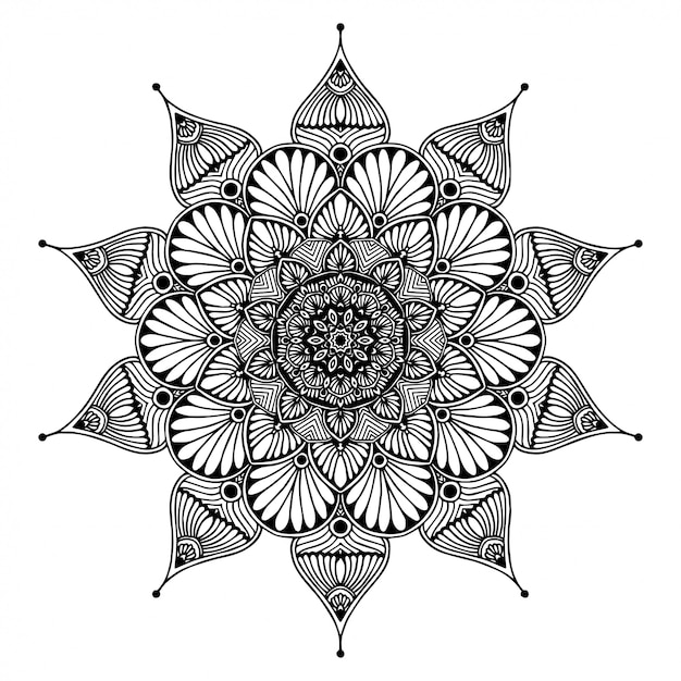 Mandalas malbuch