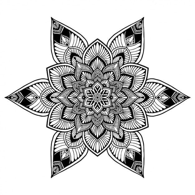 Mandalas malbuch