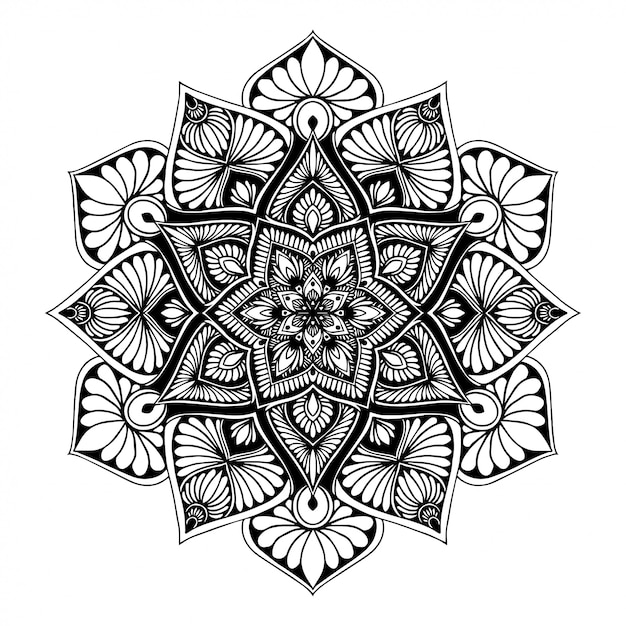 Mandalas malbuch