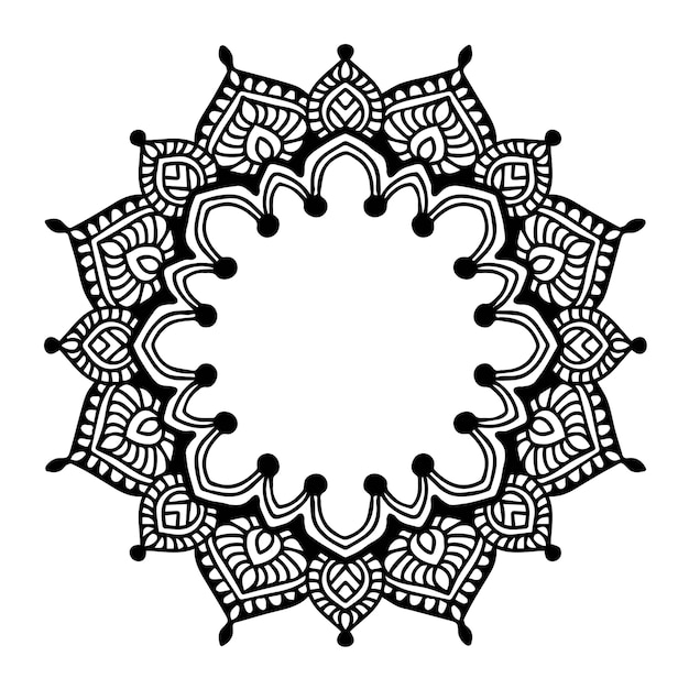 Mandalas malbuch