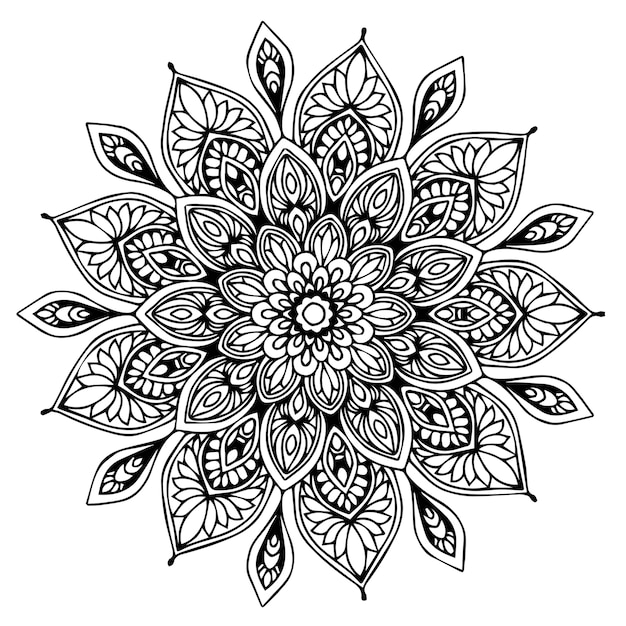 Mandalas malbuch