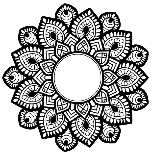 Mandalas malbuch