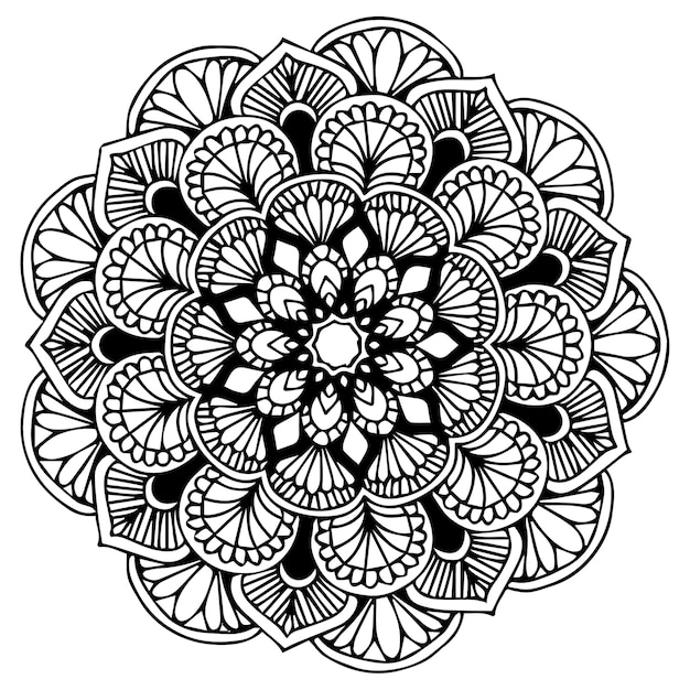 Mandalas malbuch