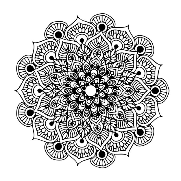 Mandalas malbuch