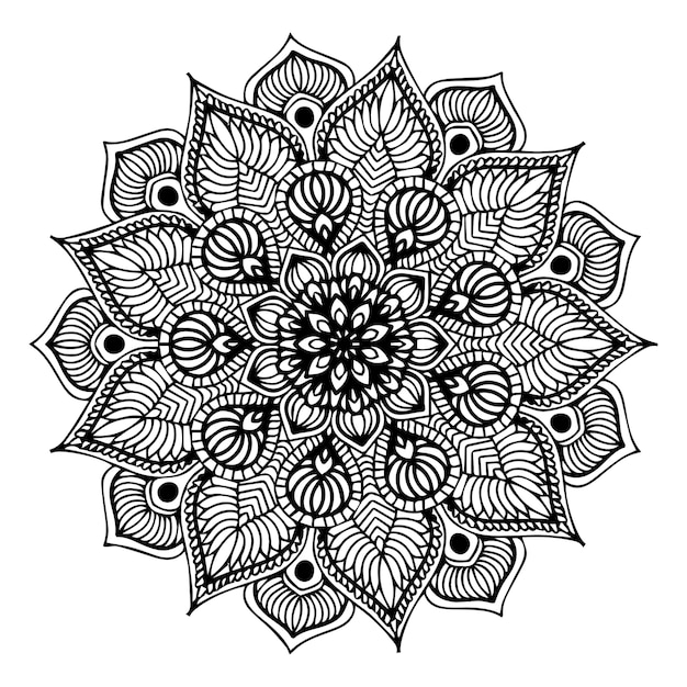 Mandalas malbuch