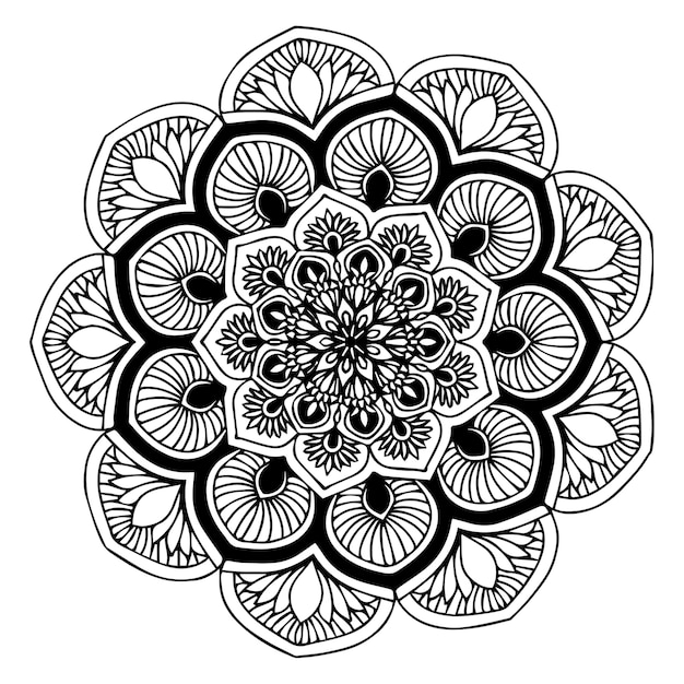 Mandalas malbuch