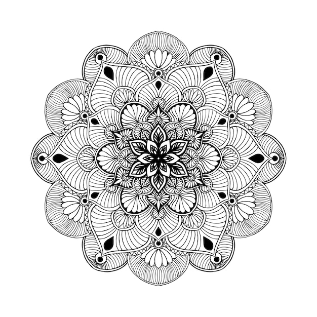 Mandalas malbuch