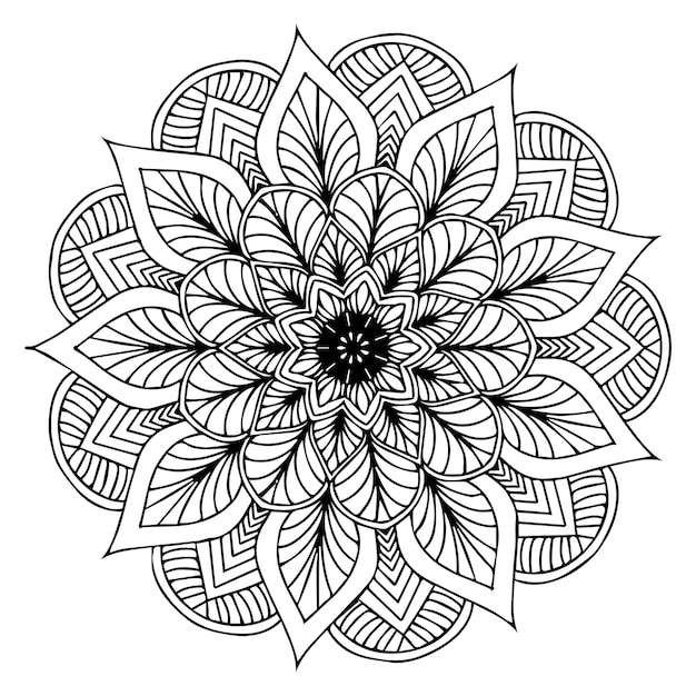 Mandalas malbuch