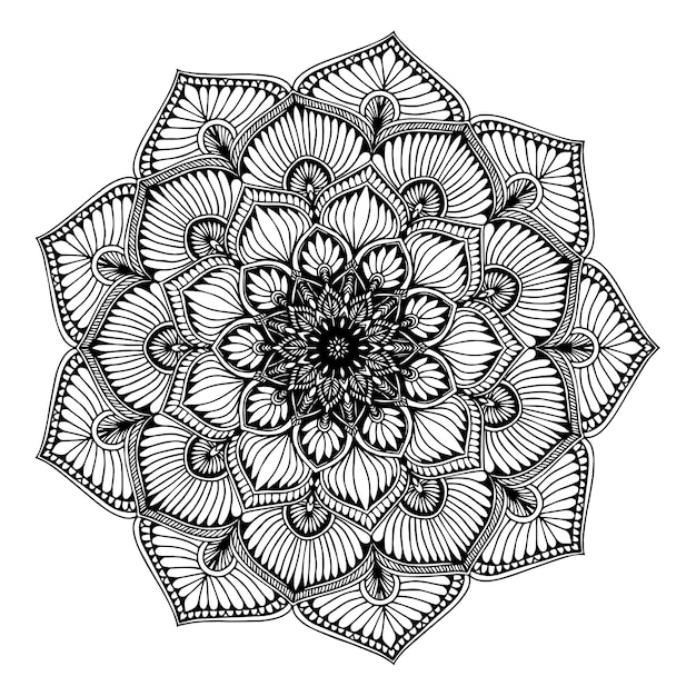 Mandalas malbuch