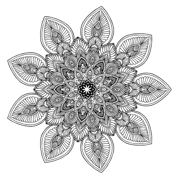 Mandalas malbuch