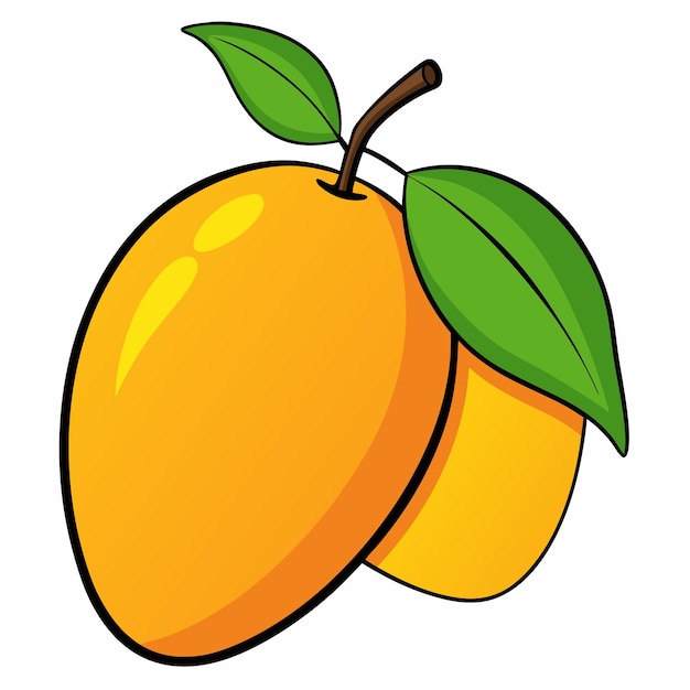 Mango-Vektor-Illustration