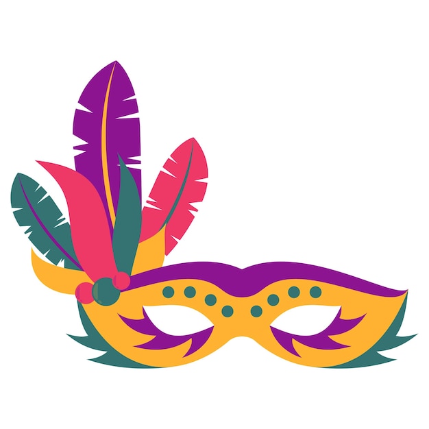 Mardi Gras Masken-Illustration