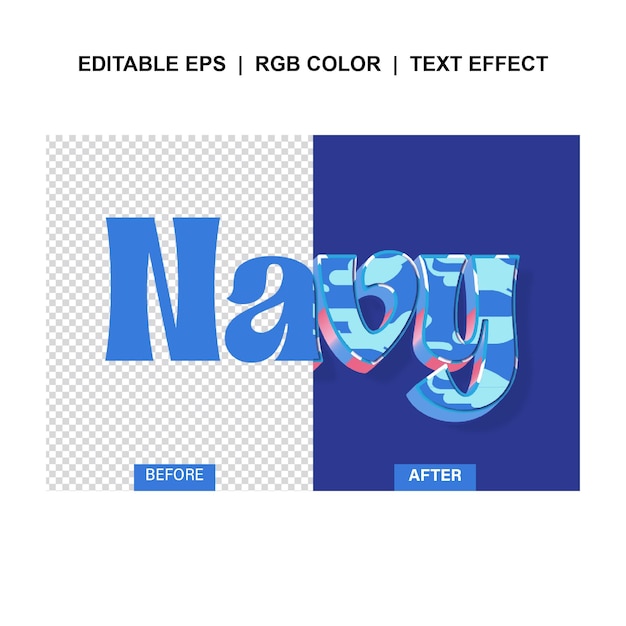 Marine-text-effekt