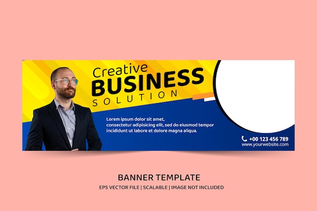 Marketing business banner vorlage