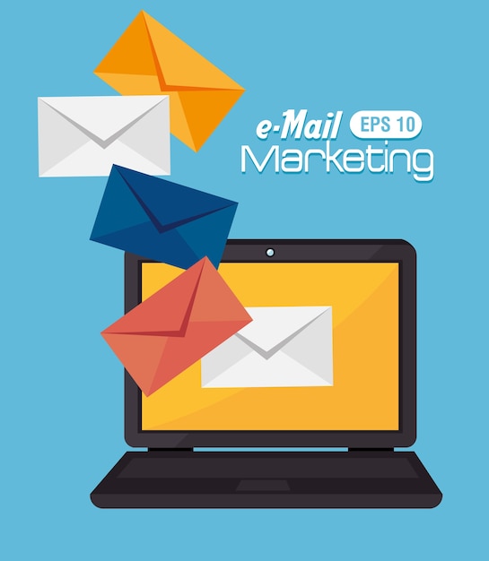 Marketing-Design, Vektor-Illustration.