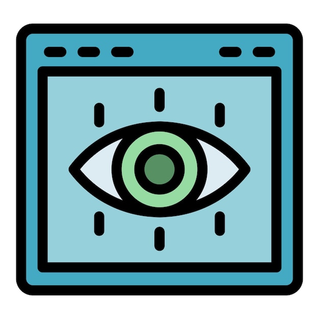 Marketing-Überwachungssymbol Umriss des Marketing-Überwachungsvektorsymbols für Webdesign isoliert auf weißem, flachem Hintergrund