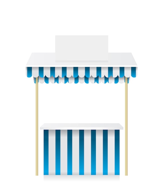 Marktstand-Shop-Illustration