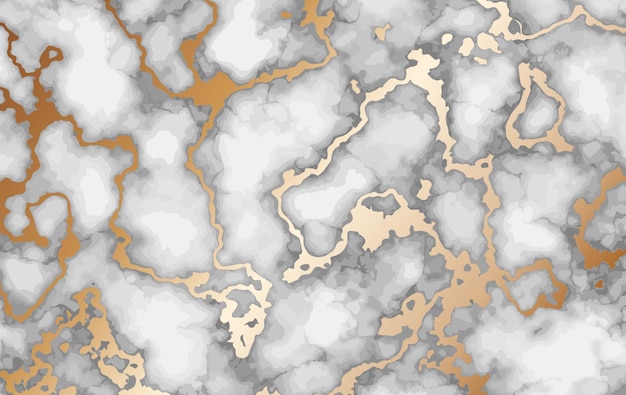 Vektor marmorhintergrund mit eingelegtem gold luxusmarmortextur gültig für karten hochzeitseinladungen decorationen vektorhintergrund