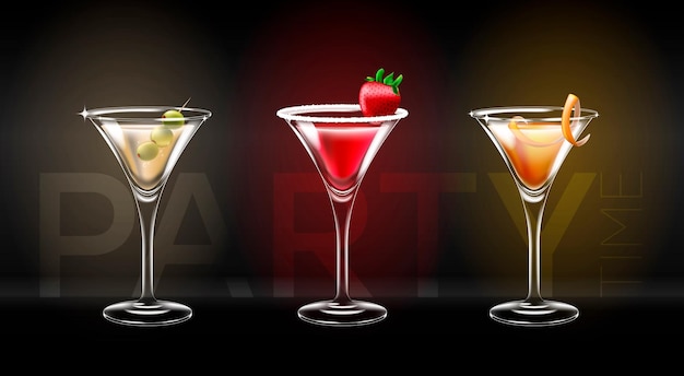 Martini-Party-Zeit