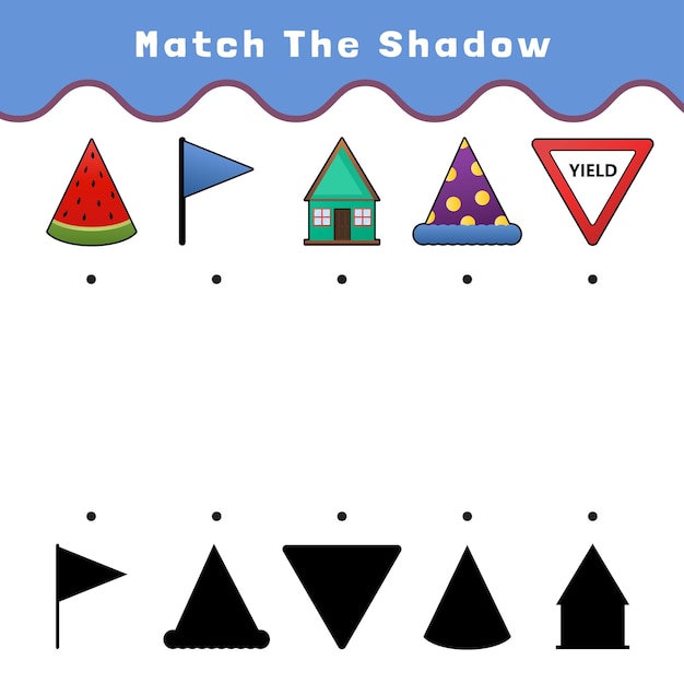 Match the shadow arbeitsblatt