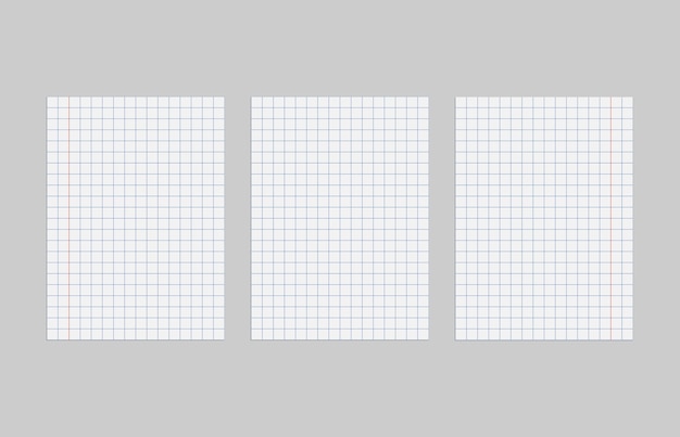 Mathe-Konzept mit Blatt aus blauem Millimeterpapier Hintergrund