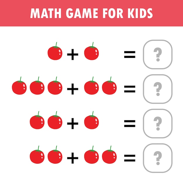 Mathematik-lernspiel für kinder, die das zählen zusätzlich arbeitsblatt für kinder lernen