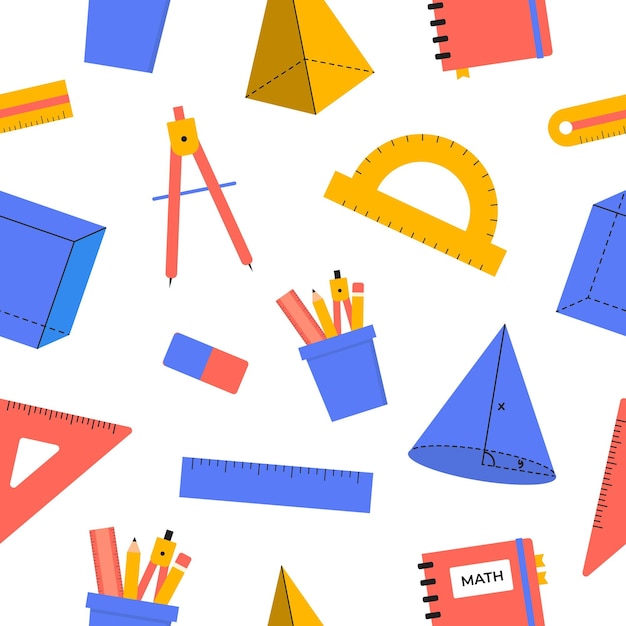 Mathematik-Schulrahmen Hintergrund-Illustration