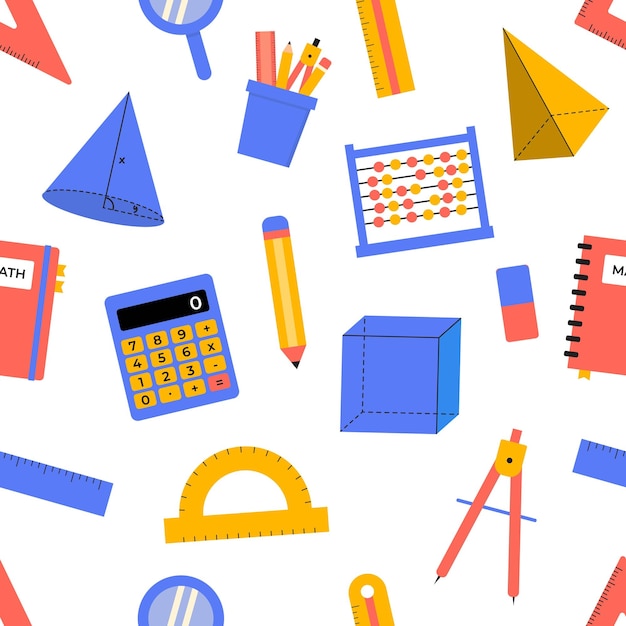 Mathematik-Schulrahmen Hintergrund-Illustration