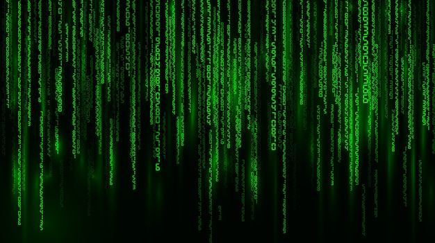 Matrix. fallende zahlen. hintergrund