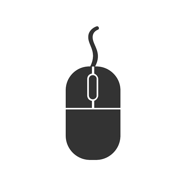 Maus-symbol vektor-illustration