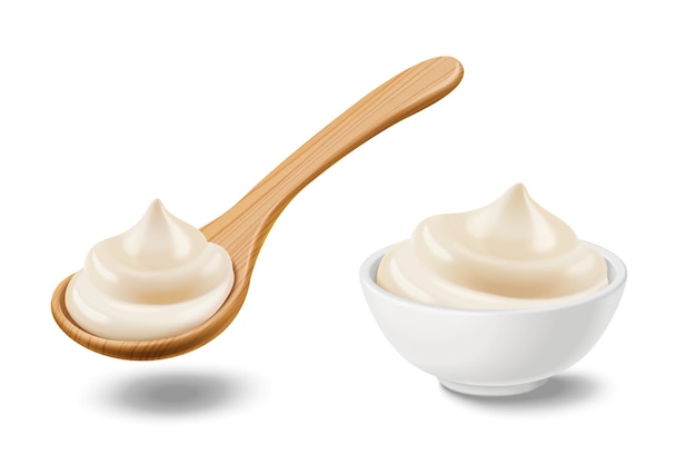 Vektor mayonnaise-sauce-set