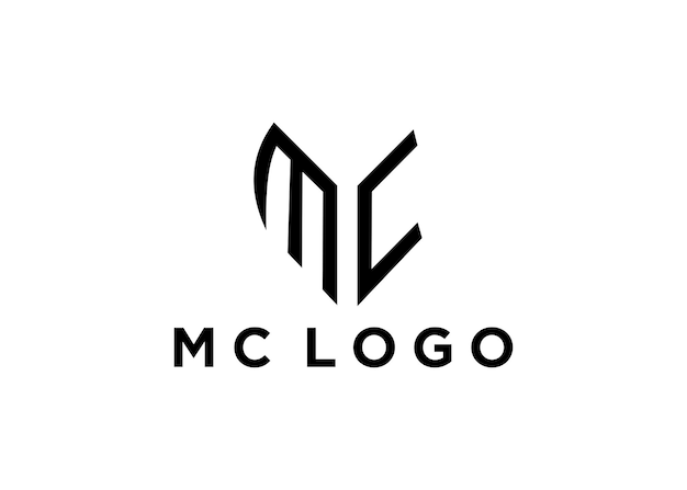 Vektor mc-logo-design-vektorillustration