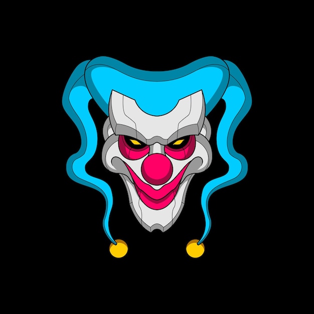 Mecha clown kopf