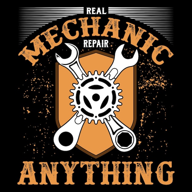 Mechaniker-t-shirt-design