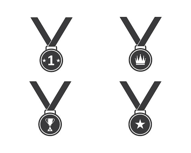 Medaille symbol vektor illustration design