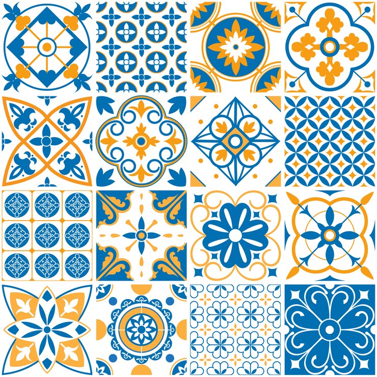 Vektor mediterranes muster