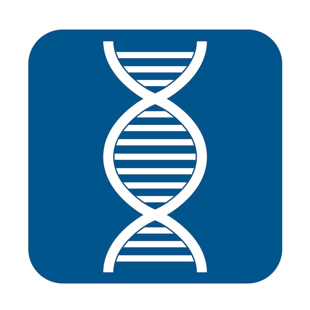 Medizinisch-wissenschaftliches Twisted-Helix-Struktur abstraktes Modell von DNA-Genen